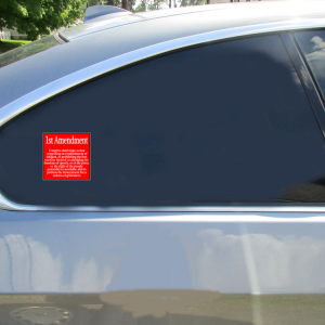 1st Amendment Definition Sticker - Car Decals - U.S. Custom Stickers
