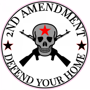 2nd Amendment Defend Your Home Circle Decal - U.S. Customer Stickers