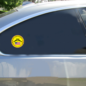 2nd Amendment Personal Security Circle Decal - Car Decals - U.S. Custom Stickers