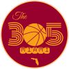 305 Miami Florida Basketball Circle Decal - U.S. Customer Stickers