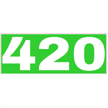 420 Green Decal - U.S. Customer Stickers