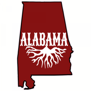 Alabama Roots State Sticker - U.S. Custom Stickers
