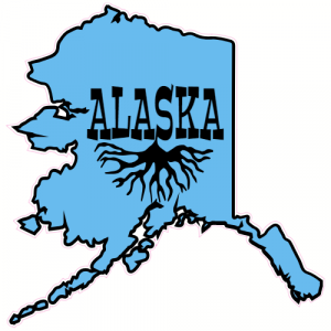 Alaska Roots State Sticker - U.S. Custom Stickers