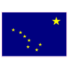 Alaska State Flag Sticker - U.S. Custom Stickers