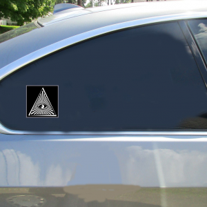 All Seeing Eye Triangle Sticker - Car Decals - U.S. Custom Stickers