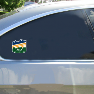 Alta Utah Wasatch Mountains Sticker - Car Decals - U.S. Custom Stickers