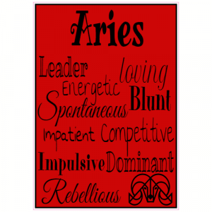 Aries Astrology Sticker - U.S. Custom Stickers