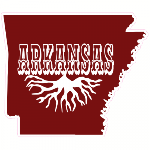 Arkansas Roots State Sticker - U.S. Custom Stickers