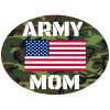 Army Mom Camouflage Oval Decal - U.S. Customer Stickers