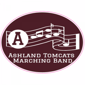 Ashland Tomcats Band Oval Sticker - U.S. Custom Stickers