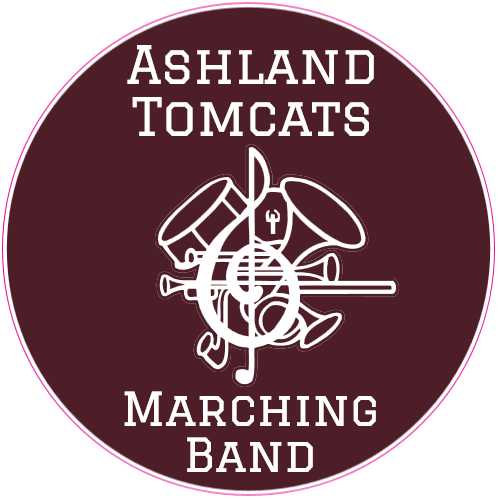 Ashland Tomcats Marching Band Circle Sticker - U.S. Custom Stickers