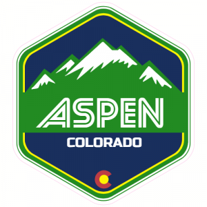 Aspen Colorado Snow Mountain Decal - U.S. Customer Stickers