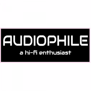 Audiophile A Hi Fi Enthusiast Sticker - U.S. Custom Stickers