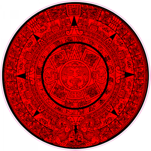 Aztec Calendar Sticker - U.S. Custom Stickers