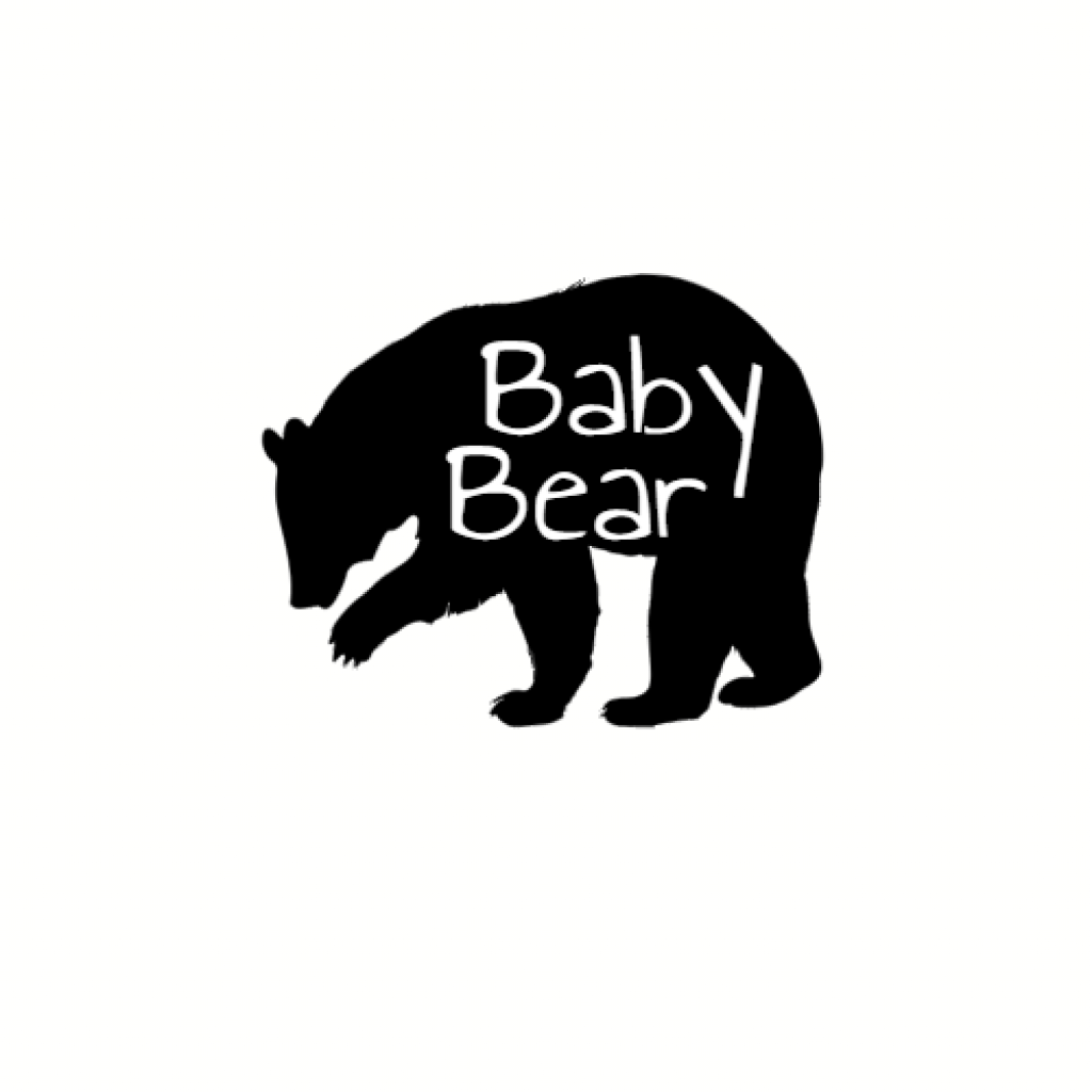 Baby Bear Sticker U.S. Custom Stickers