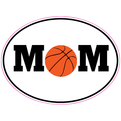 Basketball Mom Sticker - U.S. Custom Stickers