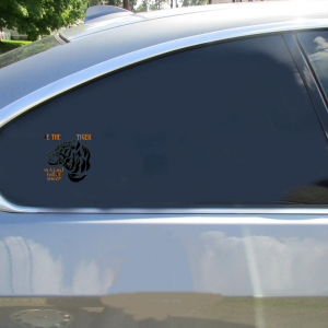Be The Tiger In A Land Full Of Sheep Square Sticker - Car Decals - U.S. Custom Stickers