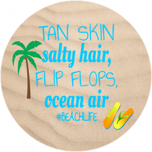 Beach Life Sticker - U.S. Custom Stickers
