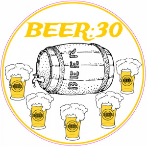 Beer 30 Custom Circle Decal - U.S. Custom Stickers