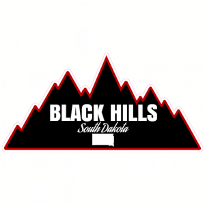 Black Hills South Dakota Mountain Decal - U.S. Customer Stickers