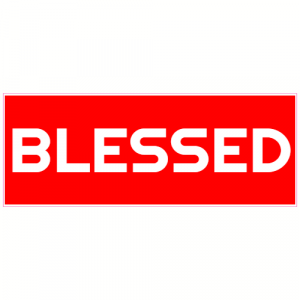 Blessed Red Decal - U.S. Customer Stickers