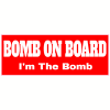 Bomb On Board Funny Decal - U.S. Customer Stickers