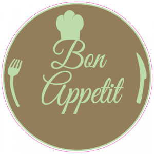 Bon Appetit Chef Hat Sticker - U.S. Custom Stickers