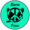 Born Free Peace Dove Sticker - U.S. Custom Stickers