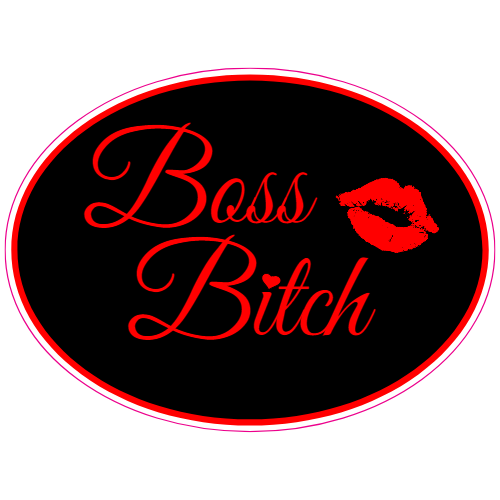 Boss Bitch Lips Sticker - U.S. Custom Stickers