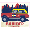 Boulder Colorado Vintage Decal - U.S. Customer Stickers