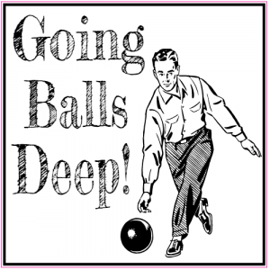 Bowling Balls Deep Sticker - U.S. Custom Stickers