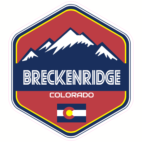 Breckenridge Colorado Mountain Decal - U.S. Customer Stickers
