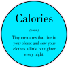 Calories Definition Sticker - U.S. Custom Stickers