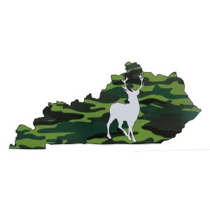 Kentucky Buck Camouflage State Sticker - U.S. Custom Stickers