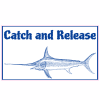 Catch And Release Marlin Sticker - U.S. Custom Stickers