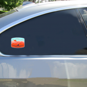Charlottesville Virginia Outdoor Sticker - Car Decals - U.S. Custom Stickers