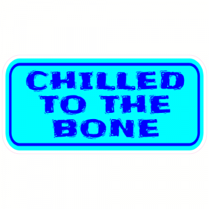 Chilled To The Bone Decal - U.S. Customer Stickers