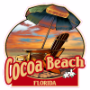 Cocoa Beach Florida Beach Decal - U.S. Customer Stickers