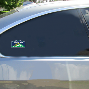 Colorado Mountains and Sunshine Sticker - Car Decals - U.S. Custom Stickers
