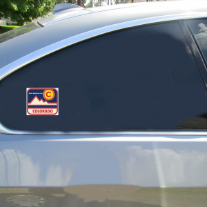Colorado Rocky Mountain High Sticker - Car Decals - U.S. Custom Stickers