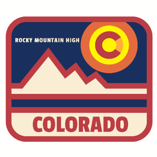 Colorado Rocky Mountain High Decal - U.S. Customer Stickers