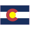 Colorado State Flag Sticker - U.S. Custom Stickers