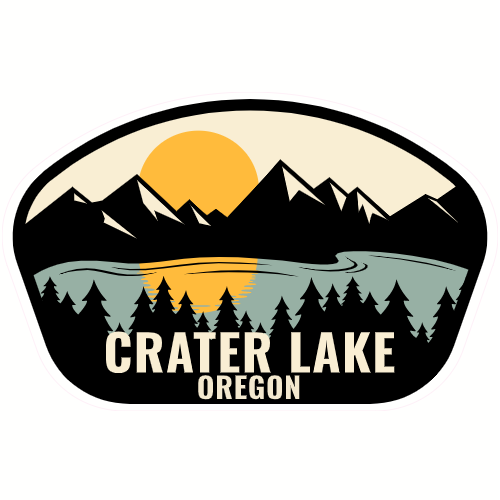 Crater Lake Oregon Decal - U.S. Customer Stickers