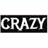 Crazy Distressed Bumper Decal - U.S. Customer Stickers