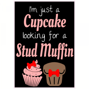 Cupcake Stud Muffin Sticker - U.S. Custom Stickers