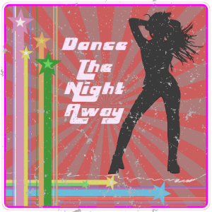 Dance The Night Away Retro Decal - U.S. Customer Stickers