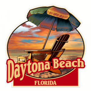 Daytona Beach Florida Beach Decal - U.S. Customer Stickers