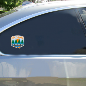 Des Plaines Illinois River Canoe Sticker - Car Decals - U.S. Custom Stickers