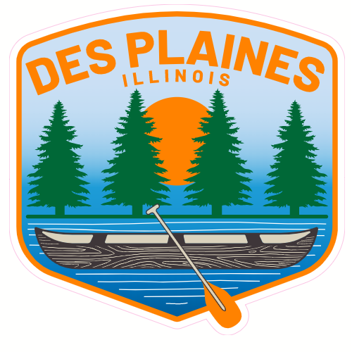 Des Plaines Illinois River Canoe Decal - U.S. Customer Stickers