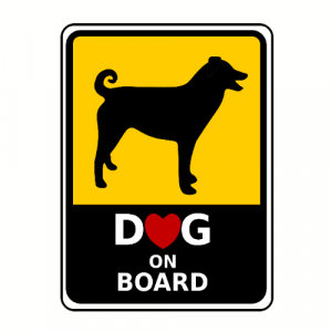 Dog On Board Sticker - U.S. Custom Stickers